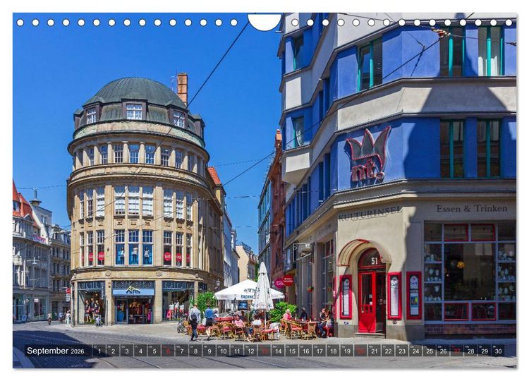 Produktbild: Unterwegs in Halle (Wandkalender 2026 DIN A4 quer), CALVENDO Monatskalender