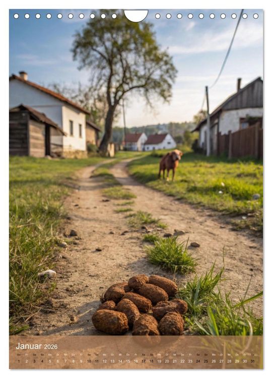 Produktbild: Der Hundehaufenkalender (Wandkalender 2026 DIN A4 hoch), CALVENDO Monatskalender