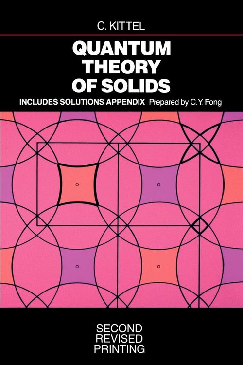 Produktbild: Quantum Theory of Solids