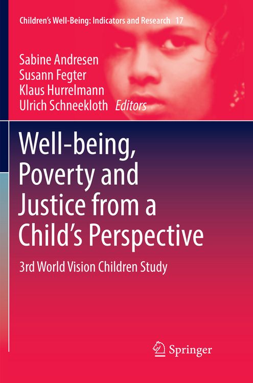 Produktbild: Well-being, Poverty and Justice from a Child&rsquo;s Perspective
