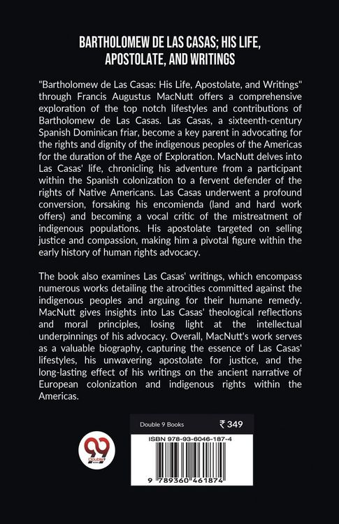 Produktbild: Bartholomew de Las Casas; his life, apostolate, and writings
