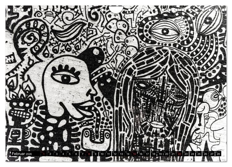 Produktbild: Street art London Michael Jaster (Wandkalender 2026 DIN A4 quer), CALVENDO Monatskalender