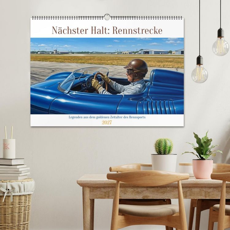 Produktbild: N&auml;chster Halt: Rennstrecke (Wandkalender 2027 DIN A2 quer), CALVENDO Monatskalender