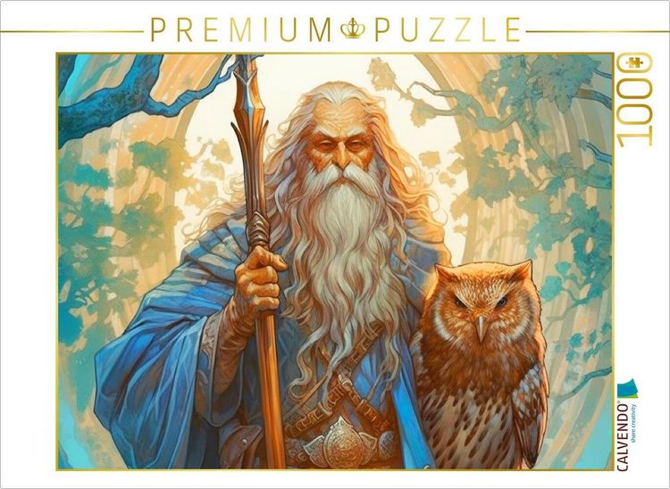 Produktbild: CALVENDO Puzzle Keltischer Magier | 1000 Teile Lege-Gr&ouml;&szlig;e 64x48cm Foto-Puzzle f&uuml;r gl&uuml;ckliche Stunden