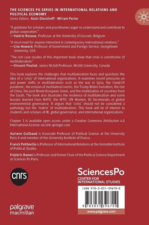 Produktbild: Crisis of Multilateralism? Challenges and Resilience