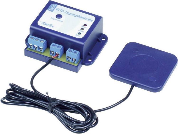 Produktbild: TowiTek RFID-Zugangskontrolle 12 V/DC, 9 V/AC, 12 V/AC