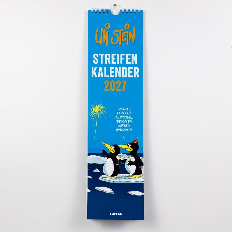 Produktbild: Uli Stein Streifenkalender 2027: Monatskalender f&uuml;r die Wand