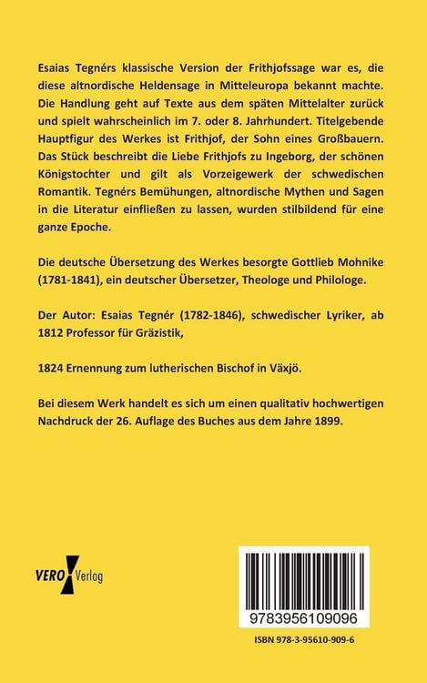 Produktbild: Die Frithjof-Saga