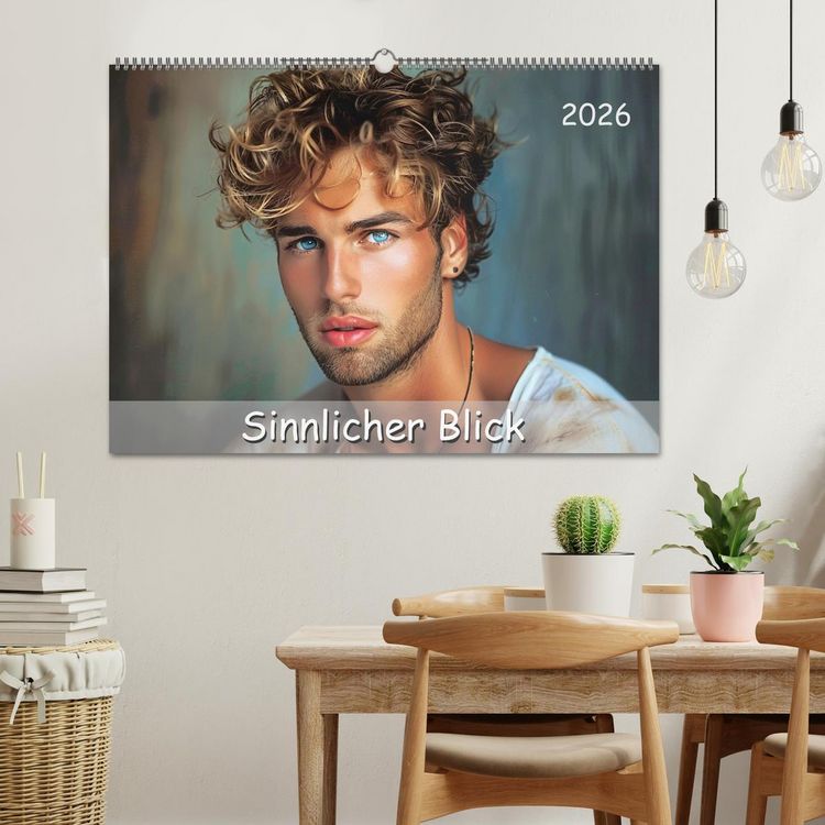Produktbild: Sinnlicher Blick (Wandkalender 2026 DIN A2 quer), CALVENDO Monatskalender