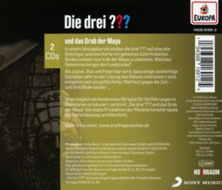 Produktbild: Die drei ??? und das Grab der Maya