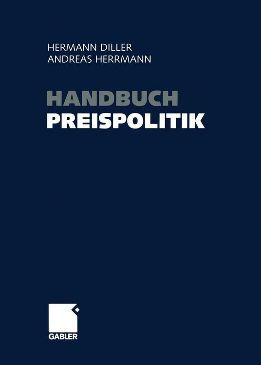 Produktbild: Handbuch Preispolitik