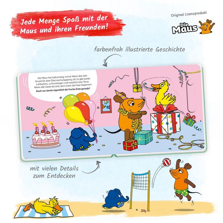 Produktbild: Tr&ouml;tsch Die Maus Pappenbuch Mein erstes Spielbuch