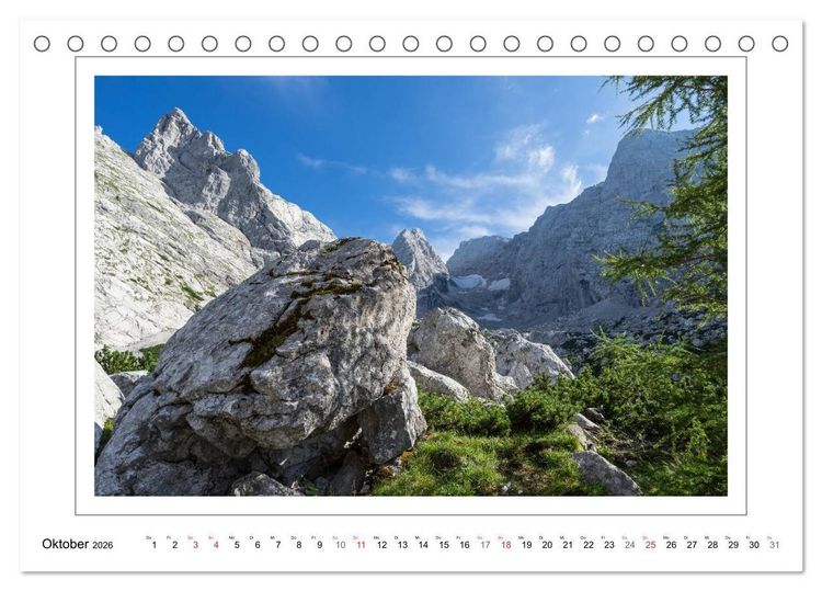 Produktbild: Rund um den Watzmann (Tischkalender 2026 DIN A5 quer), CALVENDO Monatskalender