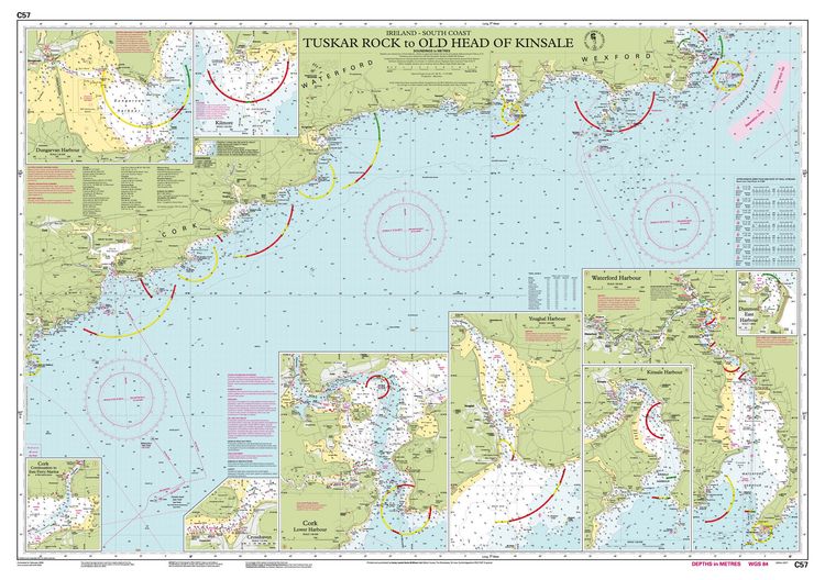 Produktbild: C57 Tuskar Rock to Old Head of Kinsale, Imray Chart
