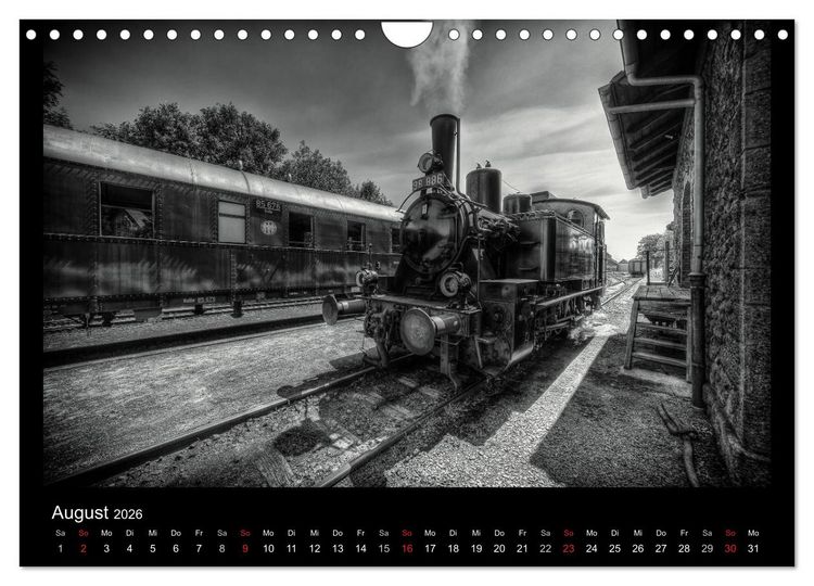 Produktbild: Dampflokomotiven (Wandkalender 2026 DIN A4 quer), CALVENDO Monatskalender