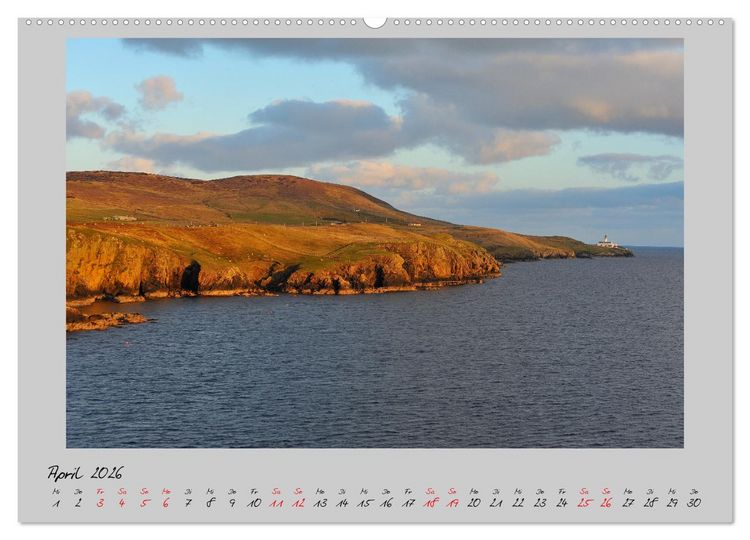 Produktbild: F&auml;r&ouml;er, Shetland, Orkney - Inseln im Nordatlantik (hochwertiger Premium Wandkalender 2026 DIN A2 quer), Kunstdruck in Hochglanz