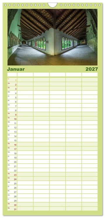 Produktbild: Familienplaner 2027 - Schaffhausen - n&ouml;rdlichste Stadt der Schweiz mit 5 Spalten (Wandkalender, 21 x 45 cm) CALVENDO