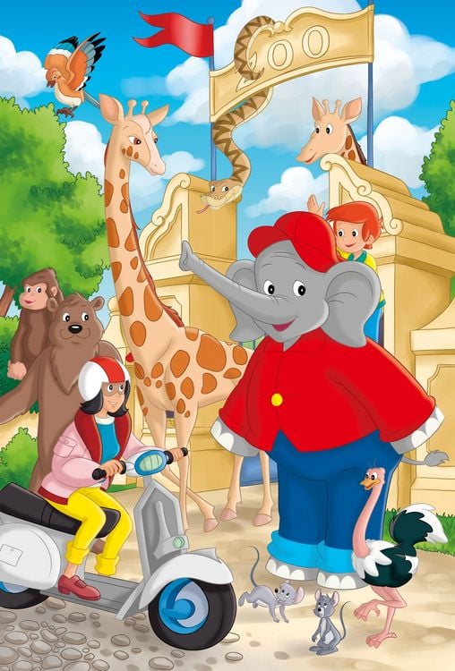 Produktbild: Im Zoo. Puzzle 3 x 24 Teile