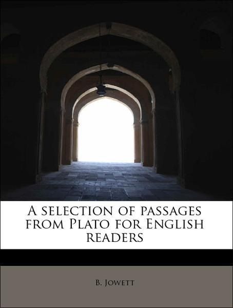 Produktbild: Jowett, B: Selection of passages from Plato for English read