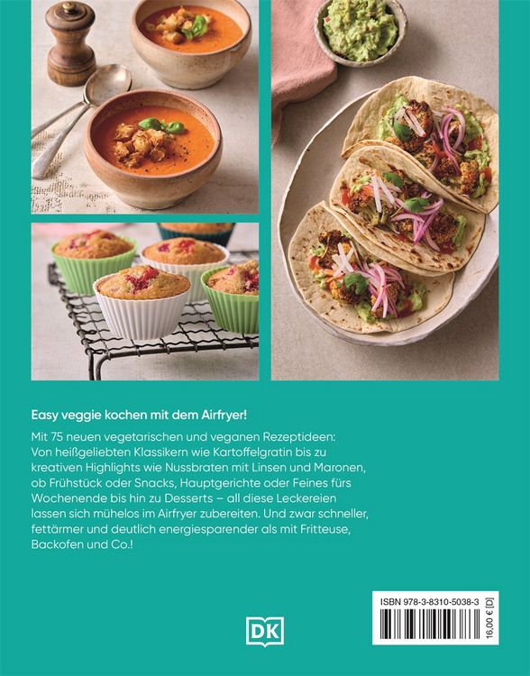 Produktbild: Das ultimative Veggie Airfryer Kochbuch