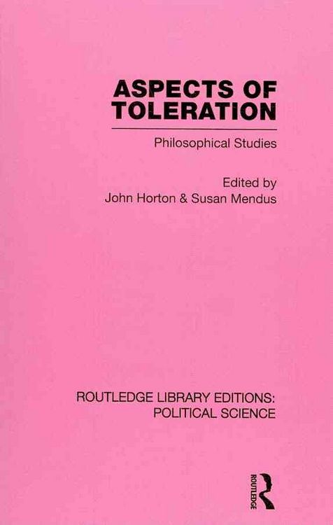Produktbild: Aspects of Toleration Routledge Library Editions: Political Science Volume 41