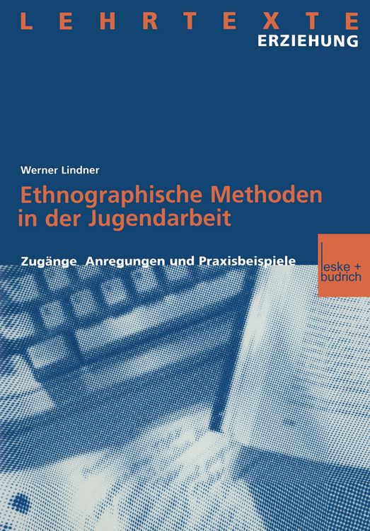 Produktbild: Ethnographische Methoden in der Jugendarbeit