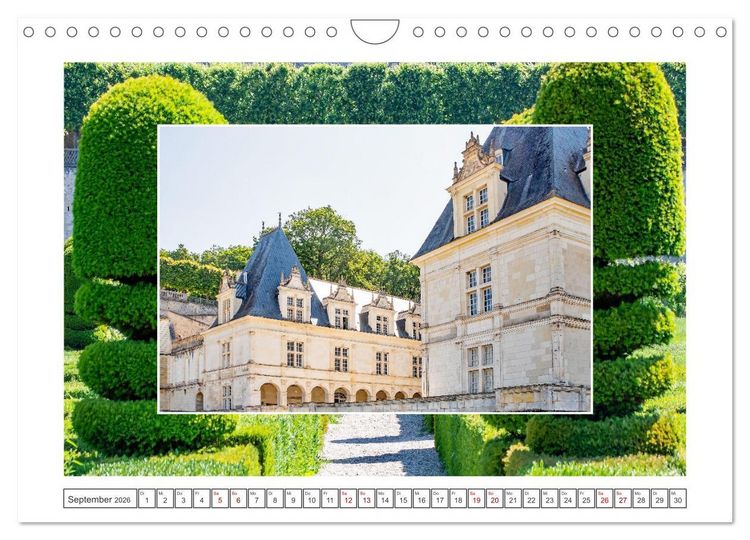 Produktbild: Schl&ouml;sser der Loire - Romantik Pur (Wandkalender 2026 DIN A4 quer), CALVENDO Monatskalender