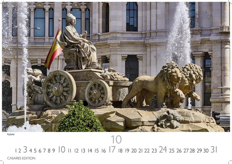 Produktbild: Madrid Kalender 2027 &ndash; Wandkalender | Fotokalender Spanien 24x35cm - mit atemberaubenden Fotos der bekanntesten Sehensw&uuml;rdigkeiten und Highlights der spanischen Metropole
