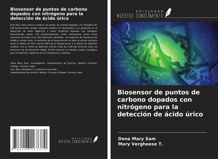 Produktbild: Biosensor de puntos de carbono dopados con nitr&oacute;geno para la detecci&oacute;n de &aacute;cido &uacute;rico
