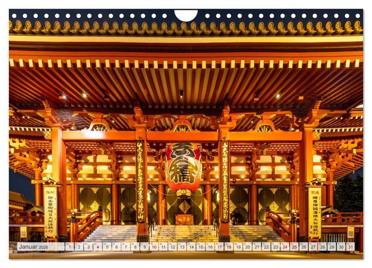 Produktbild: JAPAN Reise durch Zeit und Sch&ouml;nheit (Wandkalender 2026 DIN A4 quer), CALVENDO Monatskalender