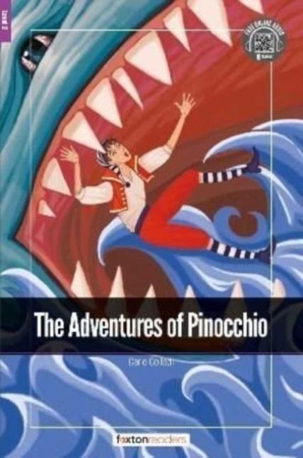 Produktbild: The Adventures of Pinocchio - Foxton Readers Level 2 (600 Headwords CEFR A2-B1) with free online AUDIO