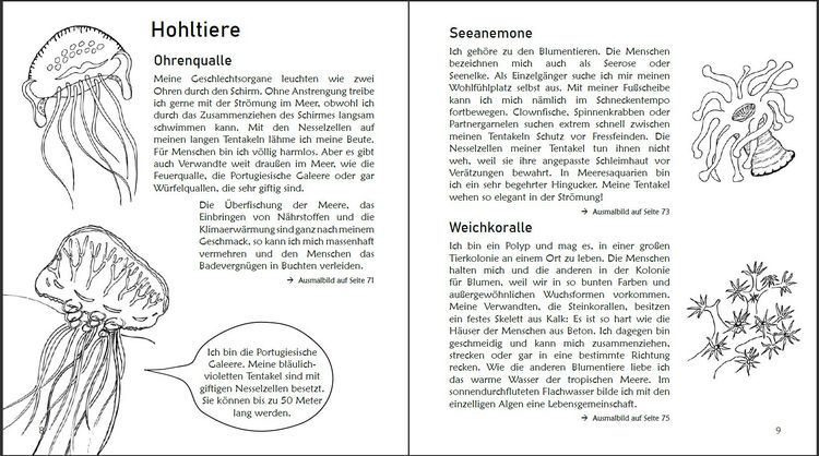 Produktbild: Ausmalspa&szlig; + Wissen: Fantatiere - Malbuch ab 6 Jahre. Artenvielfalt artgerecht erkunden f&uuml;r die ganze Familie. Empfohlen vom Naturschutzbund &Ouml;sterreich