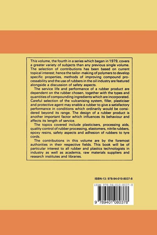 Produktbild: Developments in Rubber Technology&mdash;4
