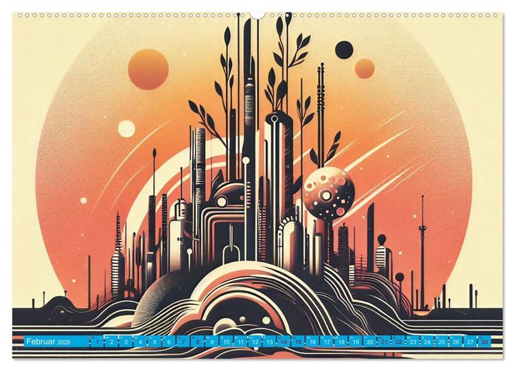 Produktbild: Lost Fiction (Wandkalender 2026 DIN A2 quer), CALVENDO Monatskalender