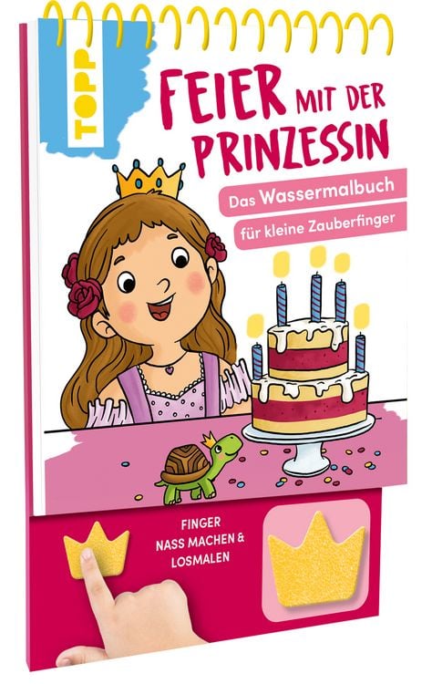 Produktbild: Feier mit der Prinzessin. Das Wassermalbuch zum Mitmachen