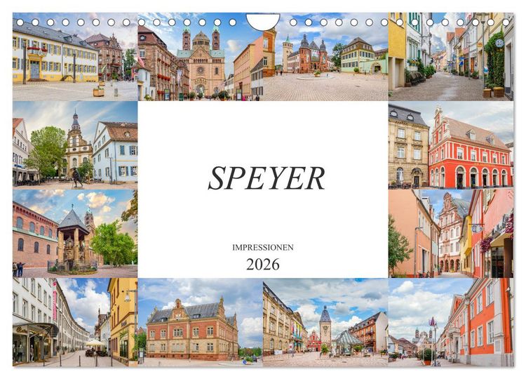 Produktbild: Speyer Impressionen (Wandkalender 2026 DIN A4 quer), CALVENDO Monatskalender