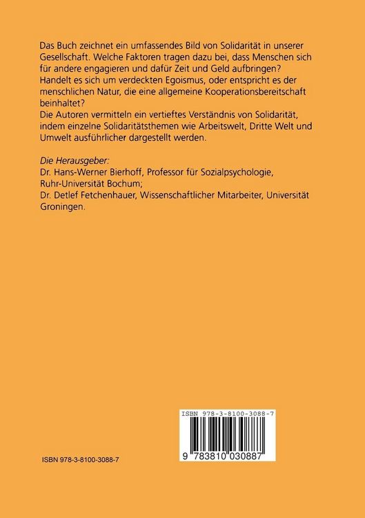 Produktbild: Solidarit&auml;t
