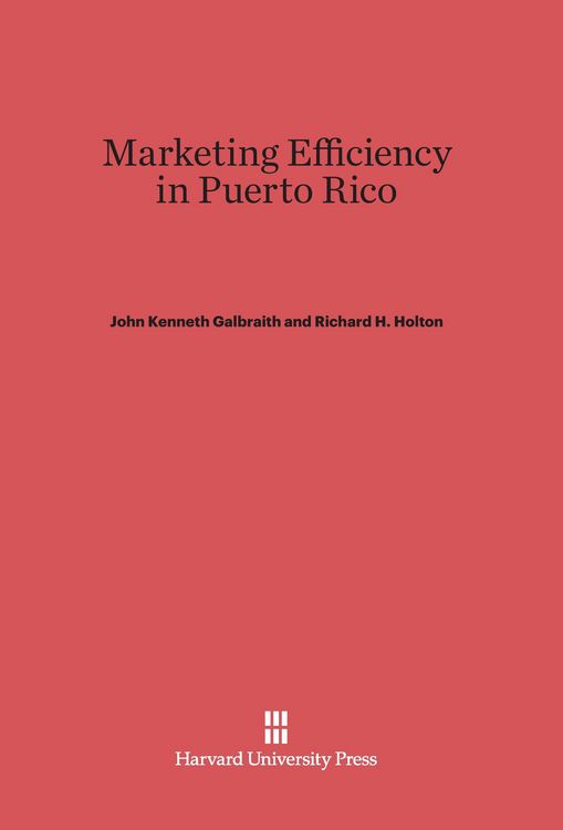 Produktbild: Marketing Efficiency in Puerto Rico