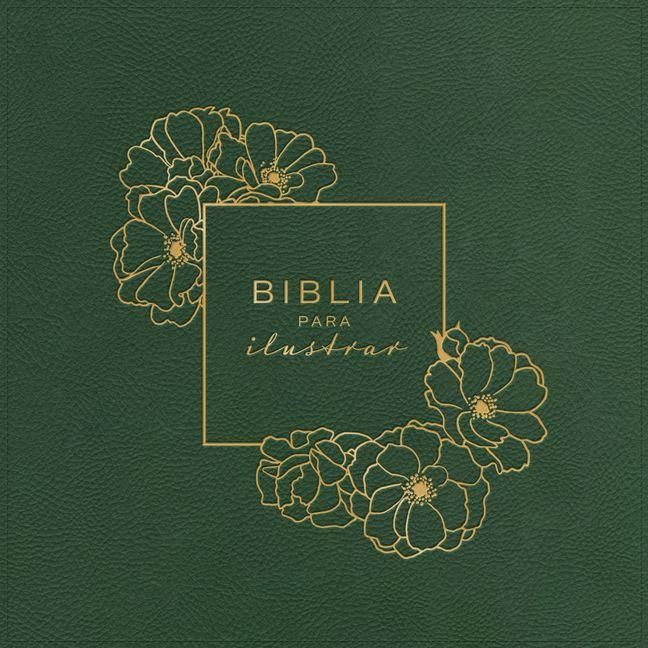 Produktbild: Rvr 1960 Biblia Para Ilustrar, Verde S&iacute;mil Piel
