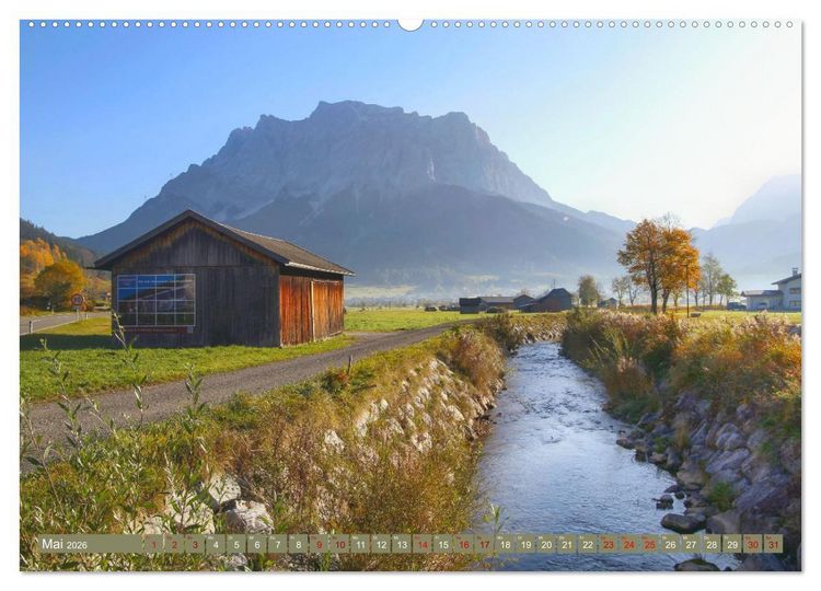 Produktbild: Zauber der Zugspitze (Wandkalender 2026 DIN A2 quer), CALVENDO Monatskalender