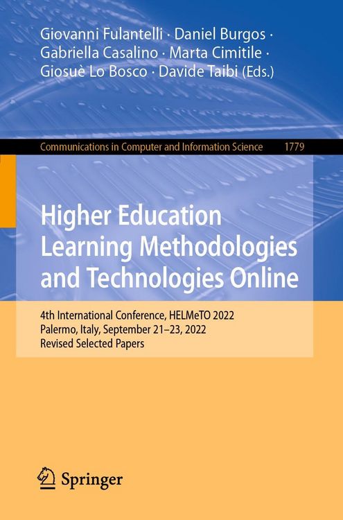Produktbild: Higher Education Learning Methodologies and Technologies Online