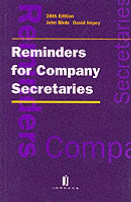 Produktbild: Reminders For Company Secretar
