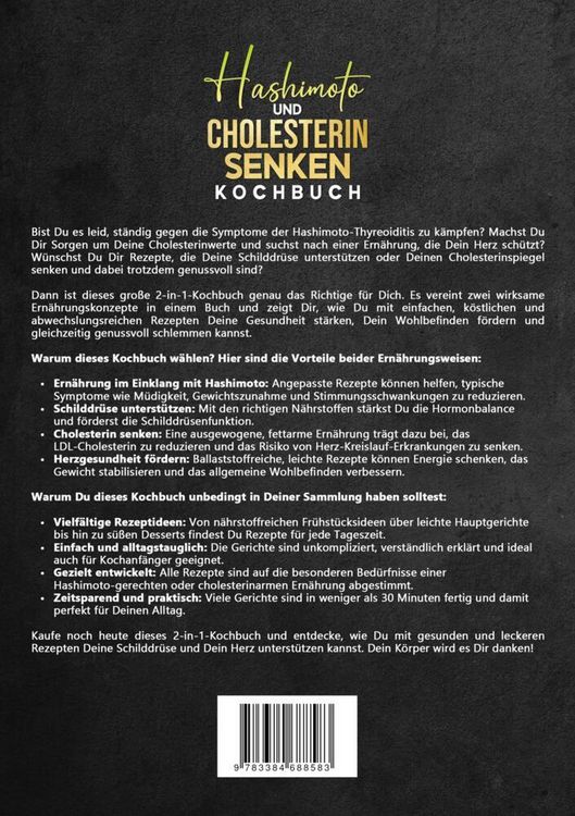 Produktbild: Hashimoto und Cholesterin Senken Kochbuch