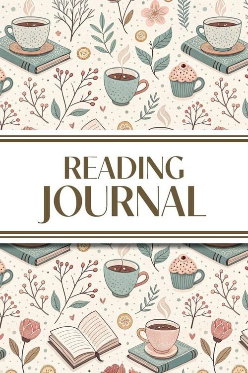 Produktbild: Reading Journal (Hot Chocolate, Books, and Flowers )