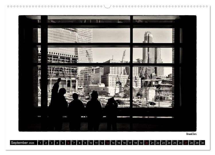 Produktbild: Manhattan Memories - Erinnerungen an New York (Wandkalender 2026 DIN A2 quer), CALVENDO Monatskalender
