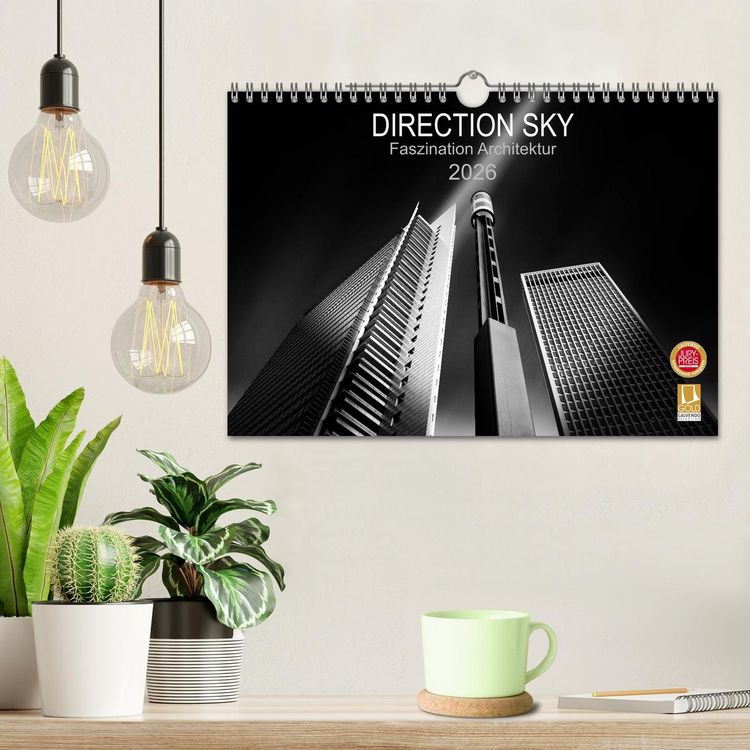 Produktbild: Direction Sky - Faszination Architektur 2026 (Wandkalender 2026 DIN A4 quer), CALVENDO Monatskalender