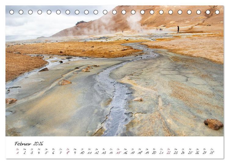 Produktbild: Das Vulkanische Erbe von Island (Tischkalender 2026 DIN A5 quer), CALVENDO Monatskalender