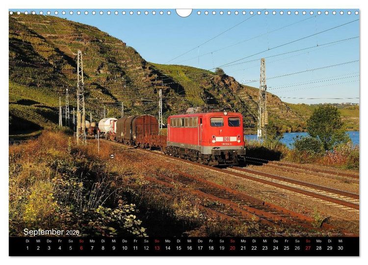Produktbild: Eisenbahn in Mitteldeutschland (Wandkalender 2026 DIN A3 quer), CALVENDO Monatskalender