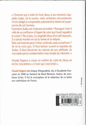 Produktbild: A l'ami qui s'est bris&eacute; : lettres de J&eacute;sus &agrave; Judas
