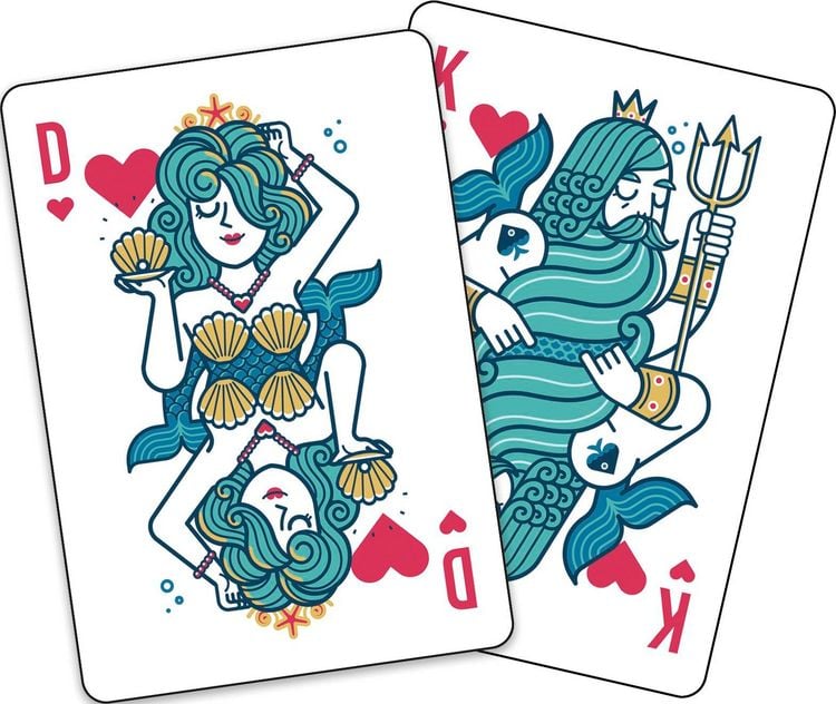 Produktbild: Ahoi! 55 Spielkarten mit Motiven von der K&uuml;ste